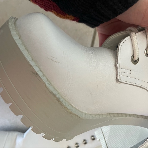 ROC Australian white leather boots - Picture 3 of 9